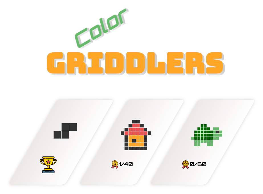Home screen of Color Griddlers game